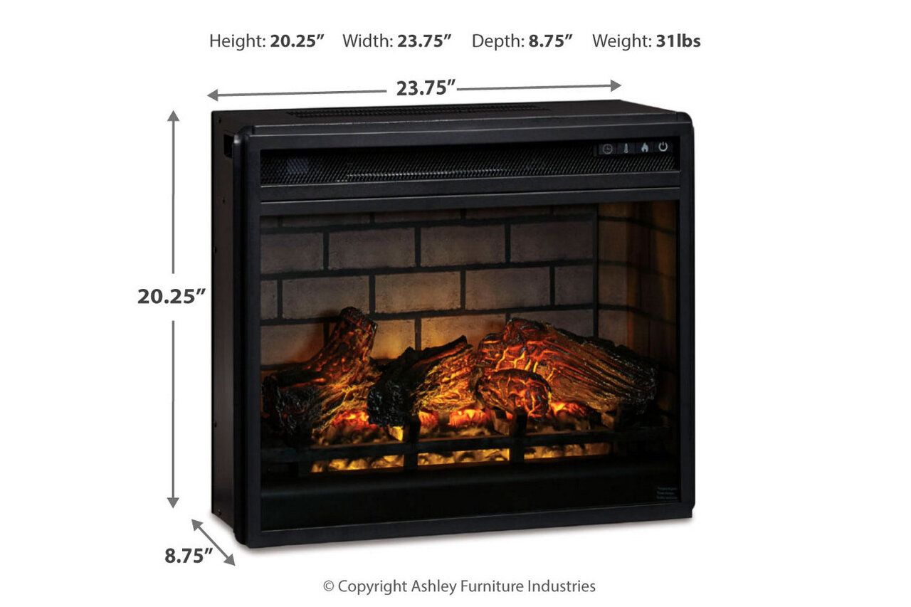 Wynnlow Gray 5 Piece Entertainment Wall Unit with Fireplace W440W8
