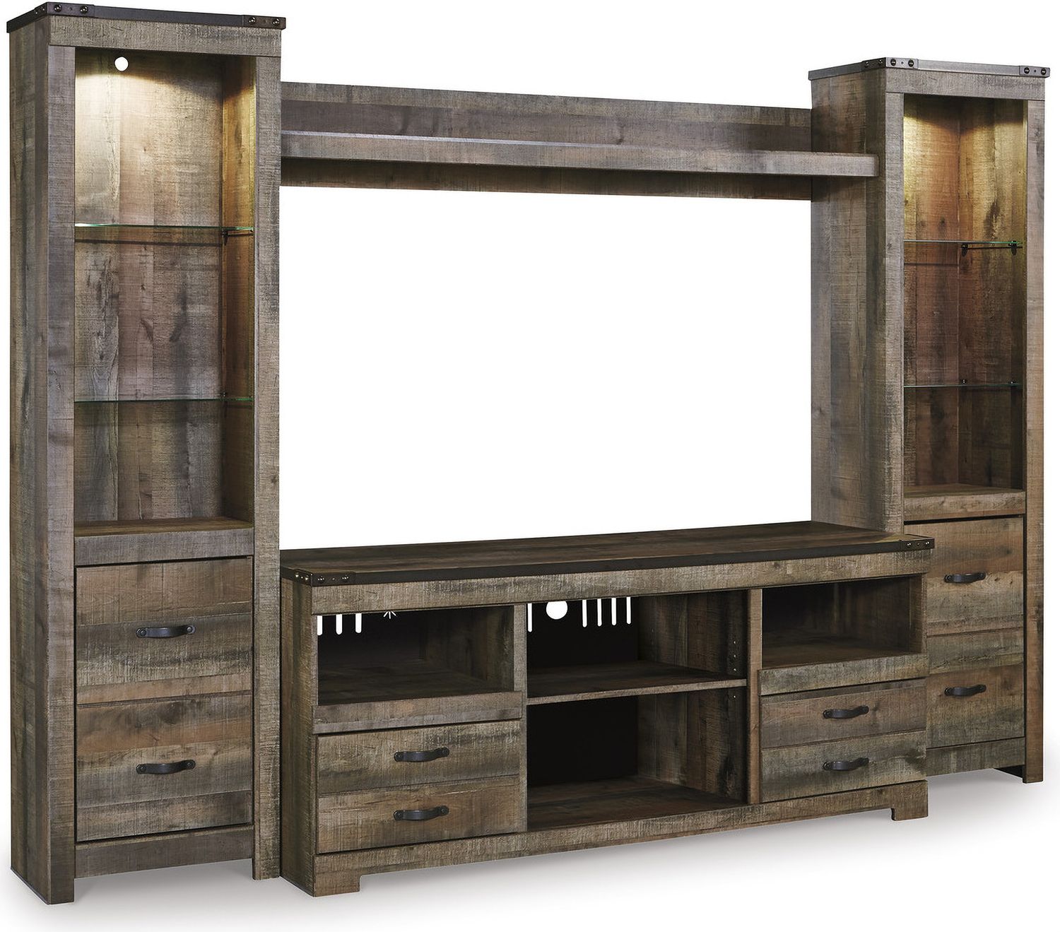Trinell Brown LG TV Stand W44668