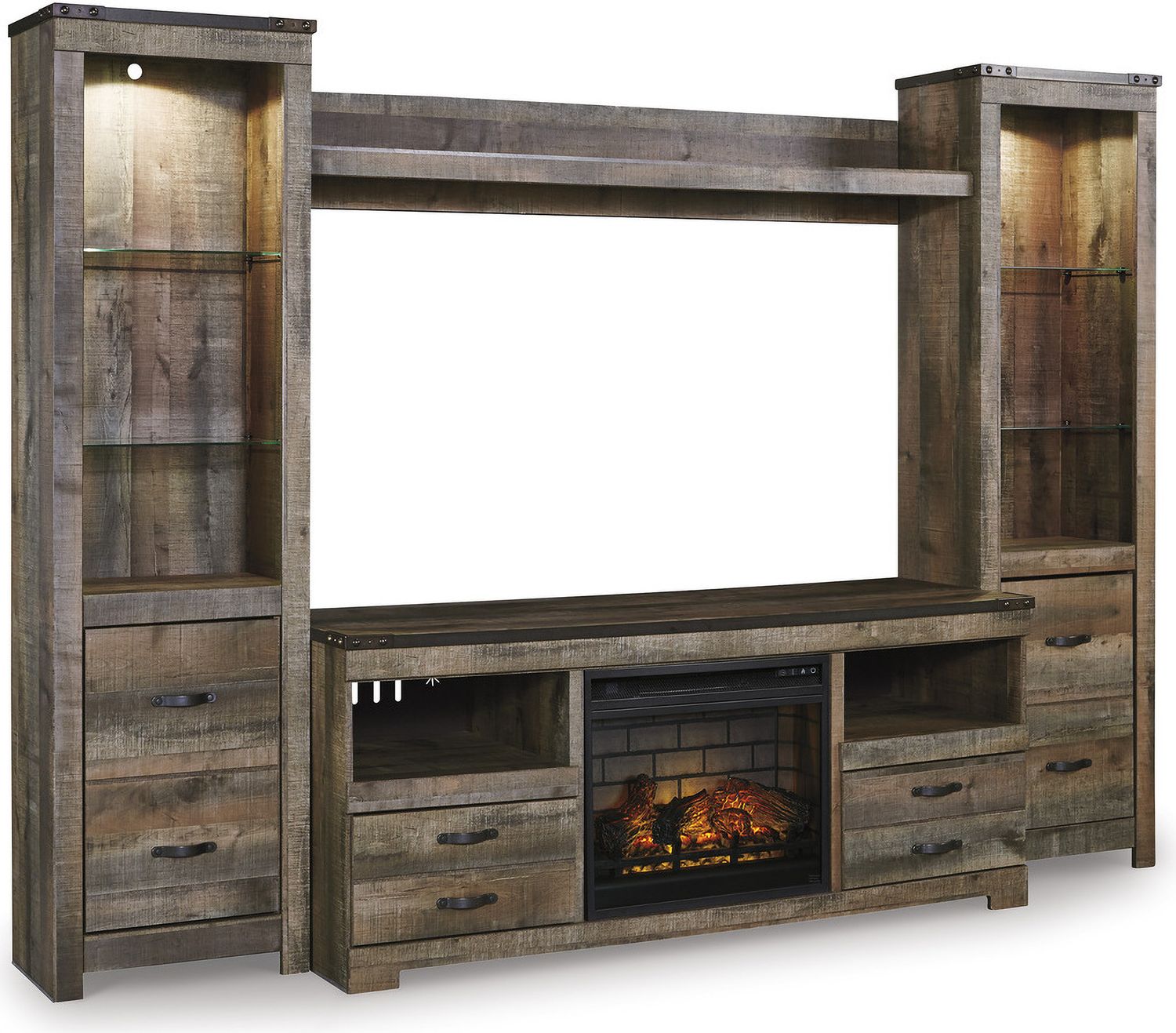 Trinell Brown LG TV Stand W44668