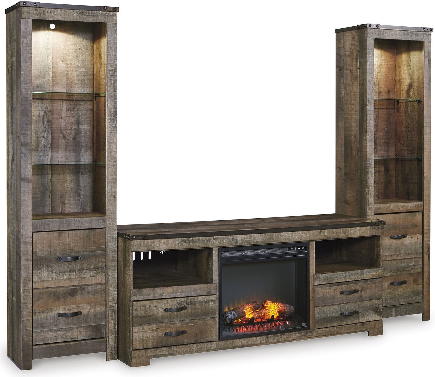 Trinell Brown LG TV Stand W44668