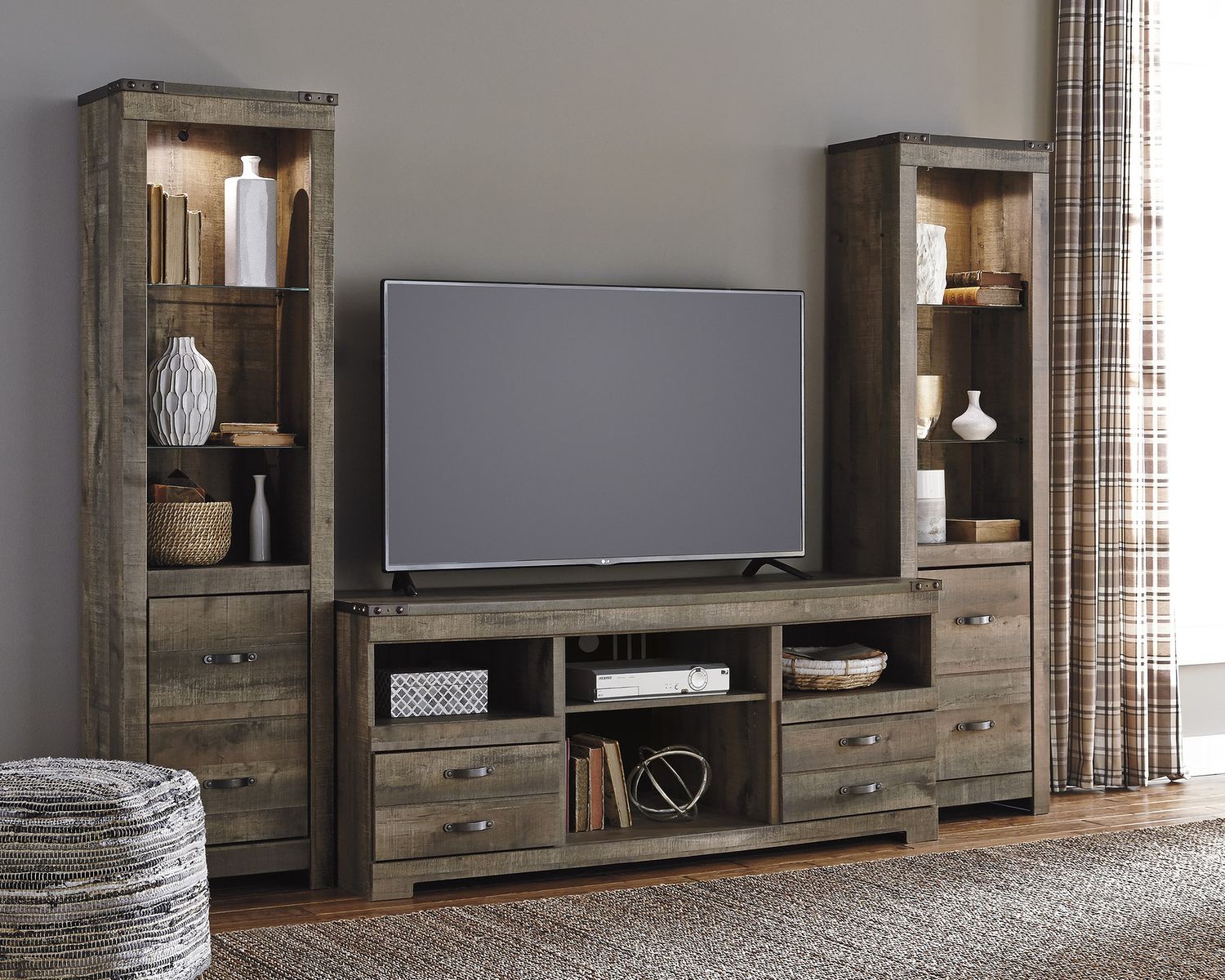 Trinell Brown LG TV Stand W44668