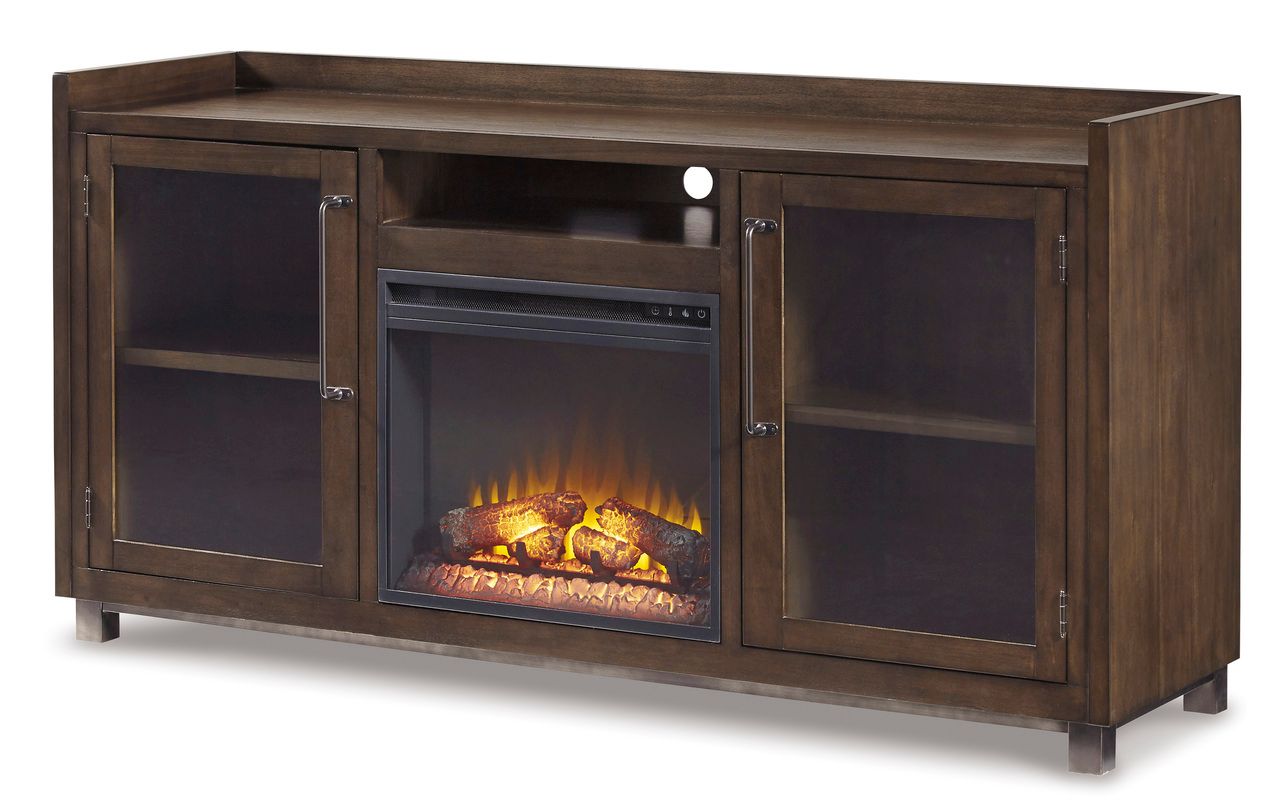 Starmore Brown XL TV Stand w/Fireplace Option W63368