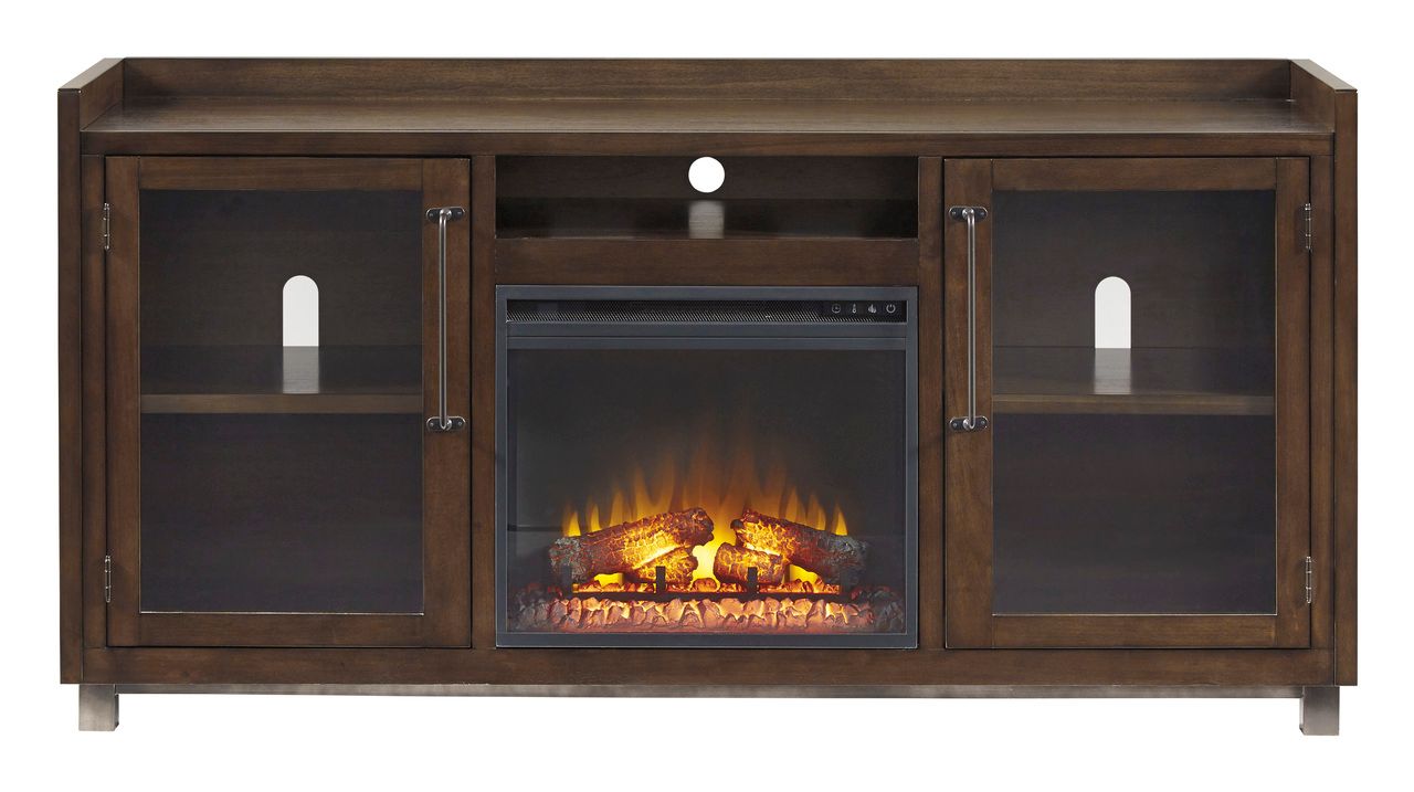 Starmore Brown XL TV Stand w/Fireplace Option W63368