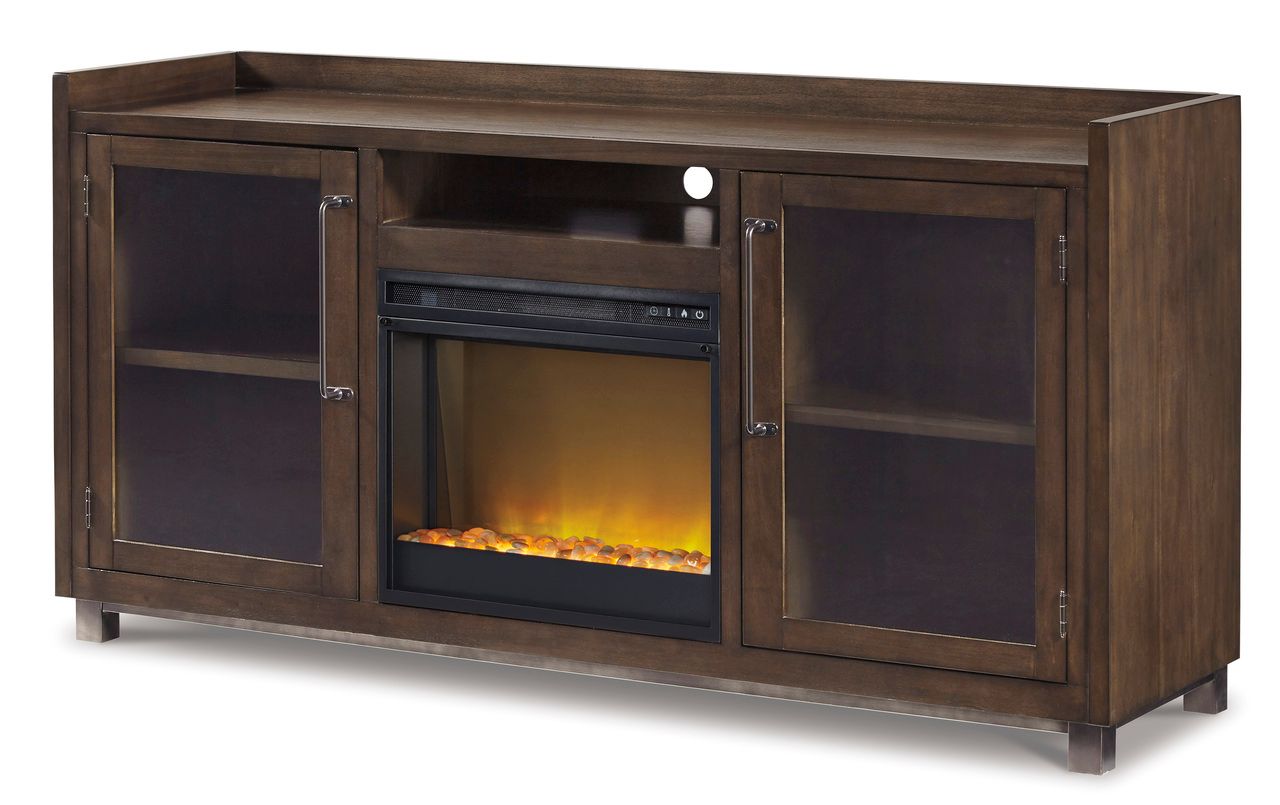 Starmore Brown XL TV Stand w/Fireplace Option W63368