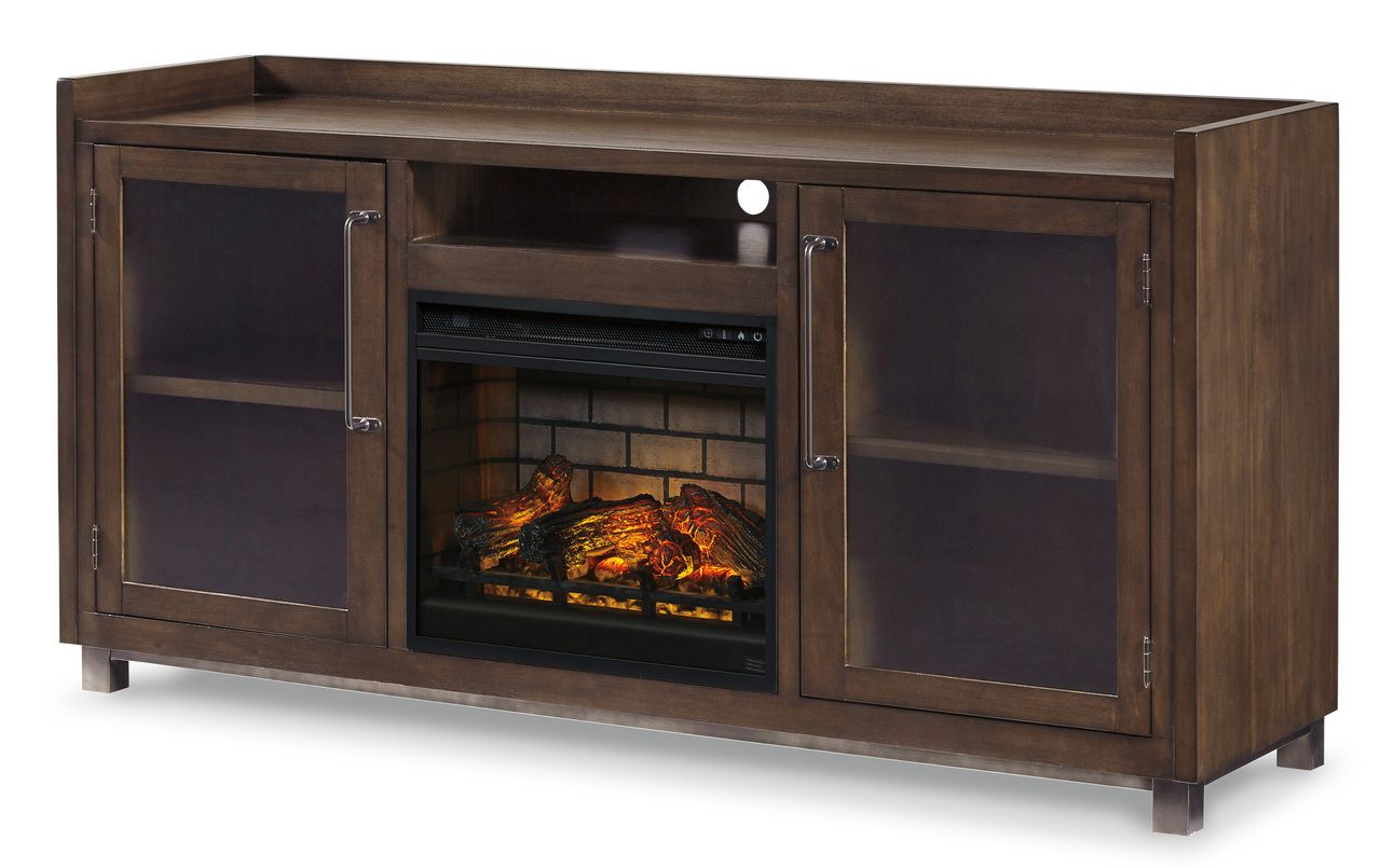 Starmore Brown XL TV Stand w/Fireplace Option W63368