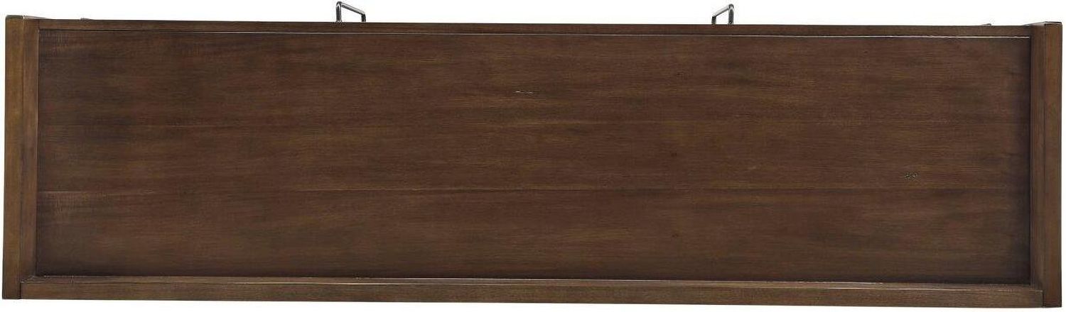 Starmore Oiled Walnut And Gunmetal 3 Piece Entertainment Center W633W1