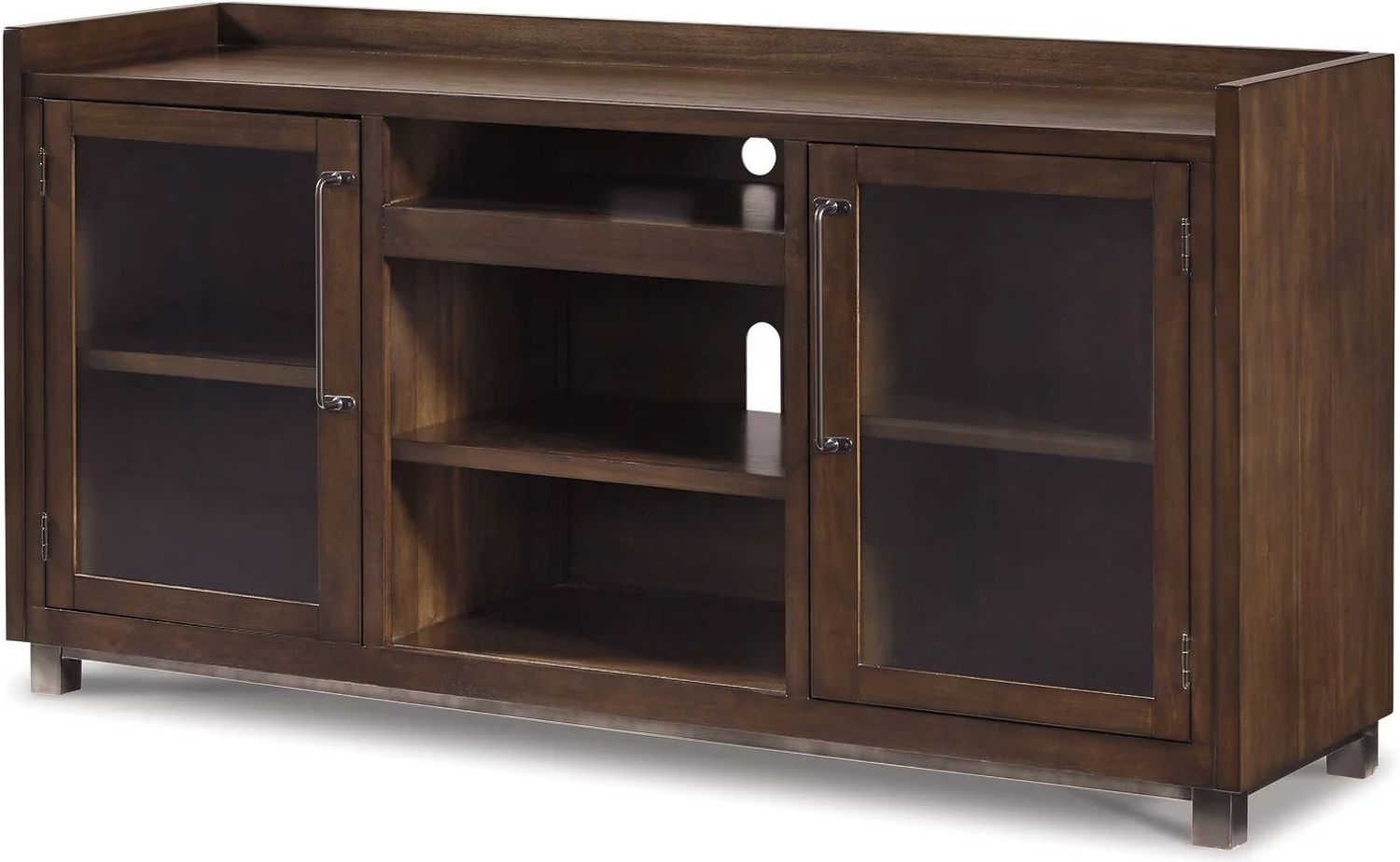 Starmore Brown 70 Inch TV Stand With Electric Fireplace W633W4