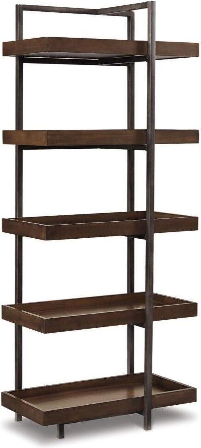 Starmore 3-Piece Wall Unit with Electric Fireplace In Brown W633W6