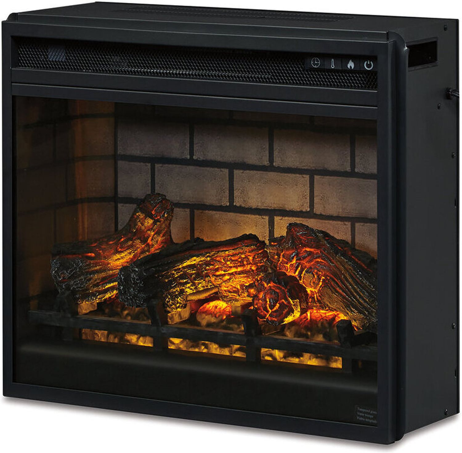 Starmore 3-Piece Wall Unit with Electric Fireplace In Brown W633W6