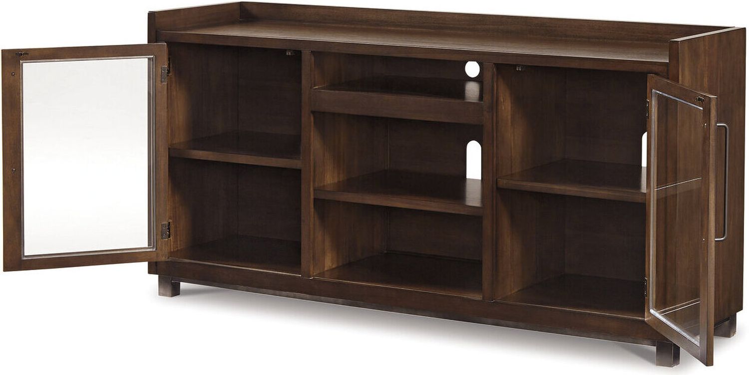 Starmore 3-Piece Wall Unit with Electric Fireplace In Brown W633W6