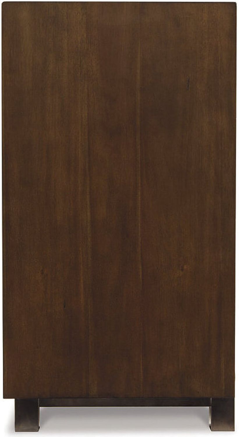 Starmore 3-Piece Wall Unit with Electric Fireplace In Brown W633W6