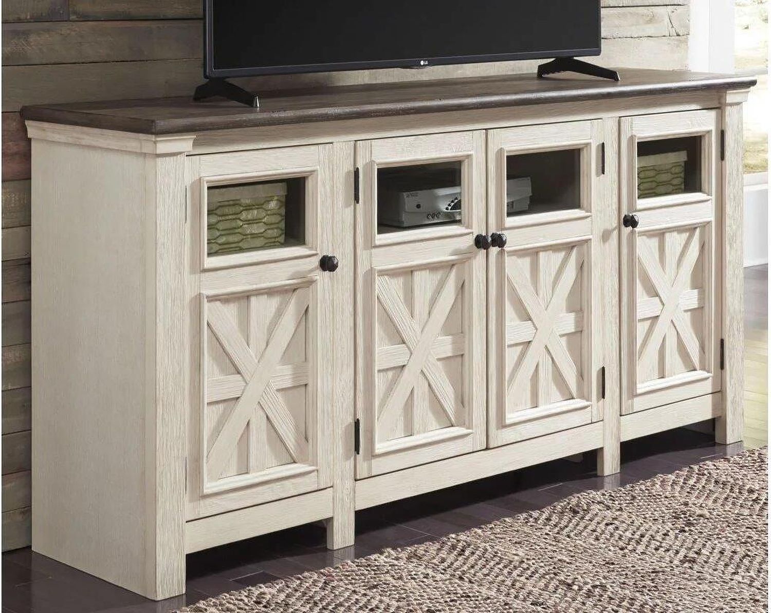 Bolanburg Weathered Gray Extra Large TV Stand W64760