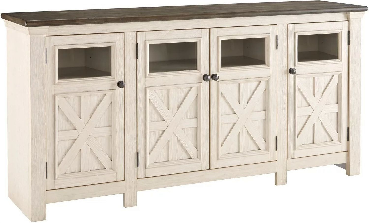 Bolanburg Weathered Gray Extra Large TV Stand W64760