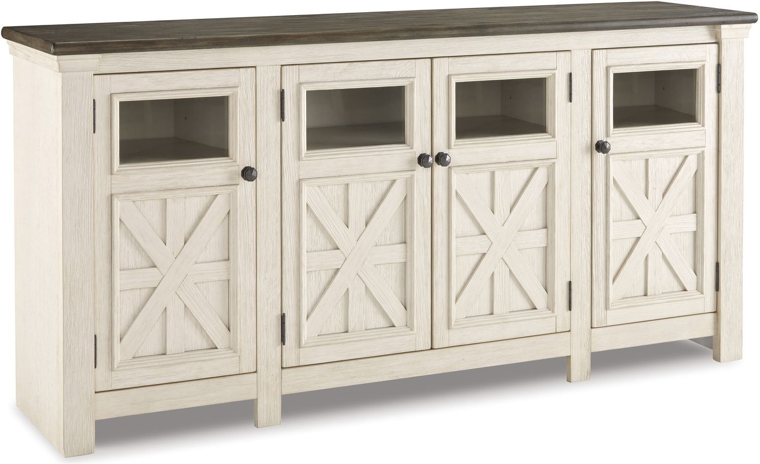 Bolanburg Weathered Gray Extra Large TV Stand W64760