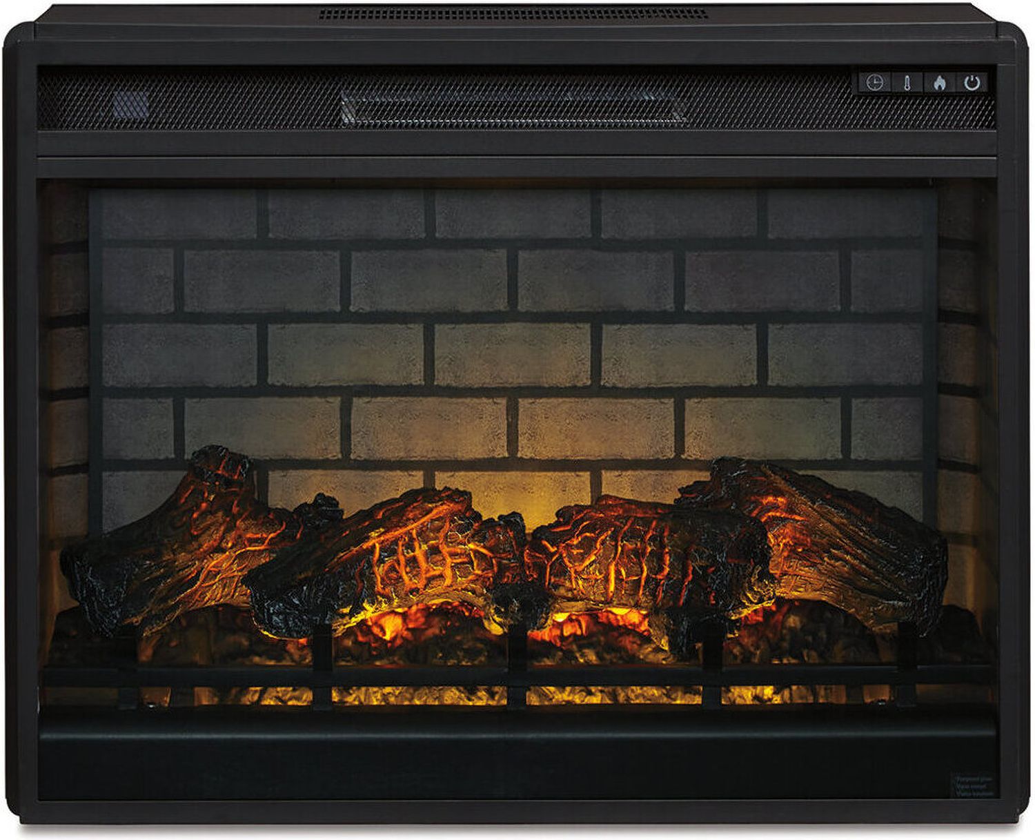 Realyn Chipped White And Distressed 74 Inch TV Stand With Electric Fireplace W743W2