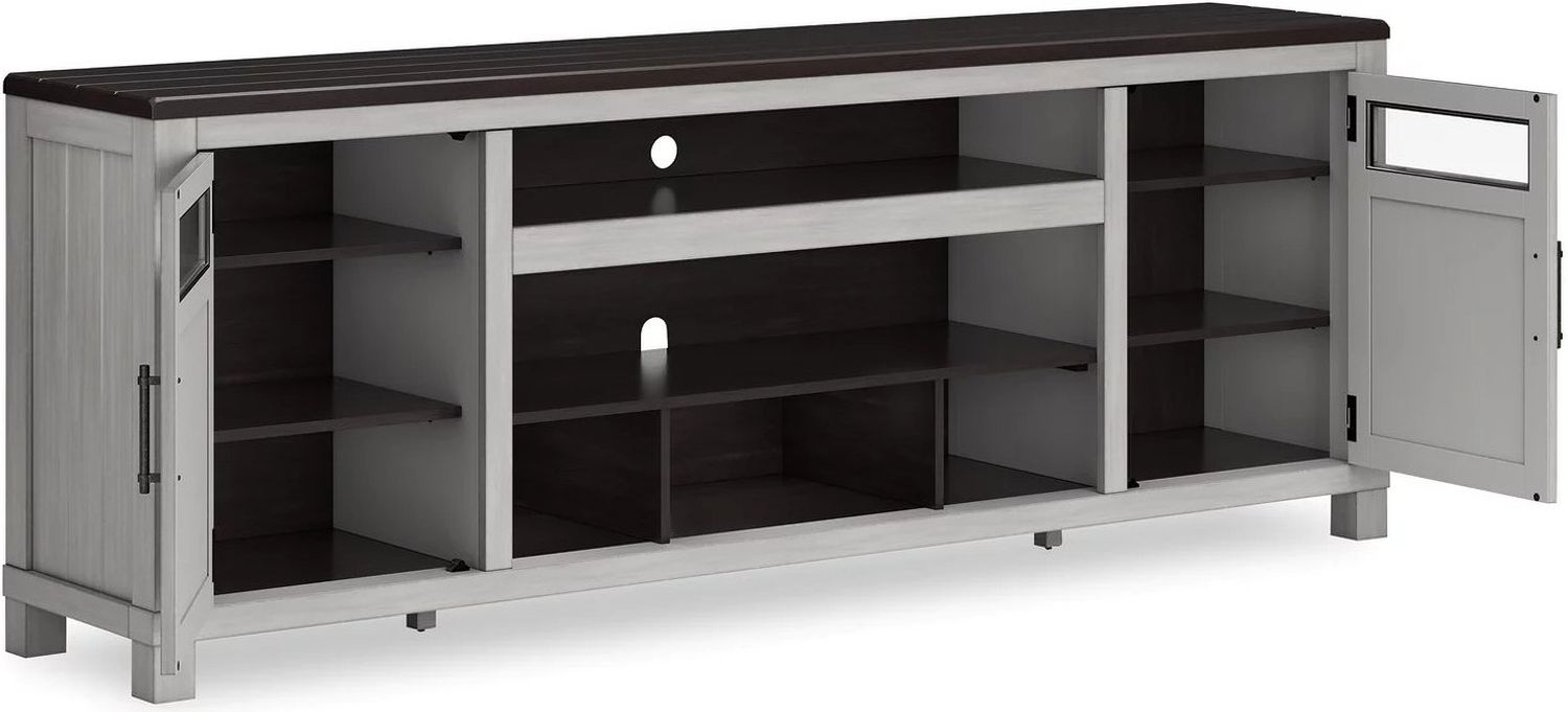 Darborn Gray/Brown 88 Inch Tv Stand W79668