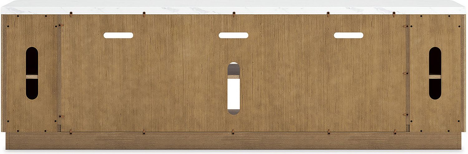 Camdill 80 Inch TV Stand In Light Brown W80868