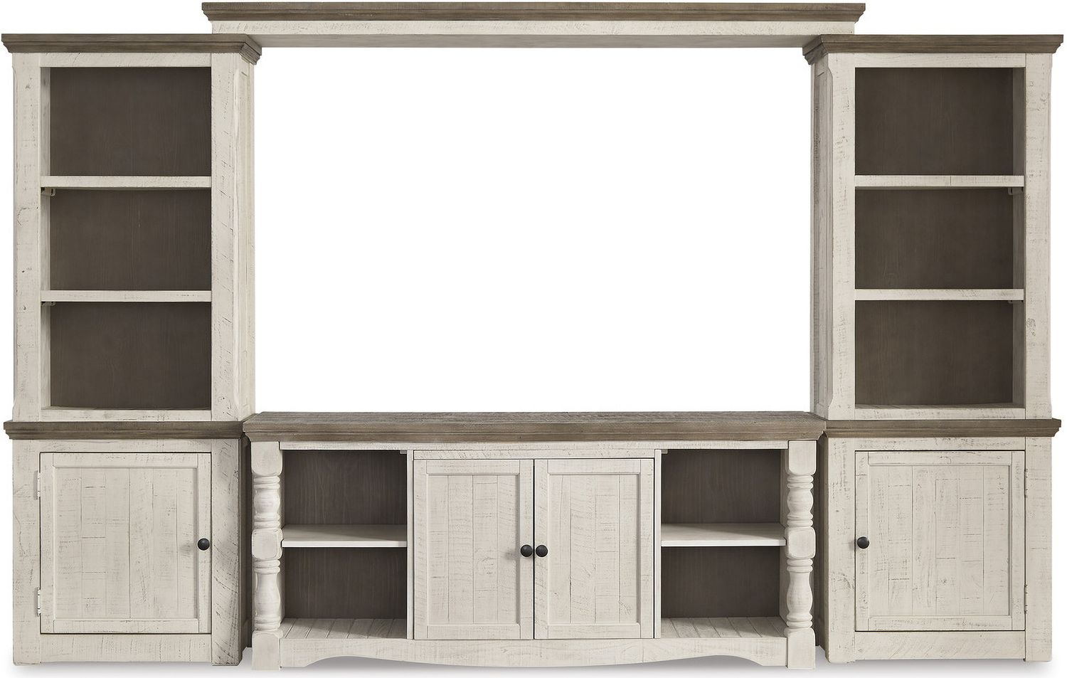 Havalance Two-Tone 67 Inch TV Stand W81430