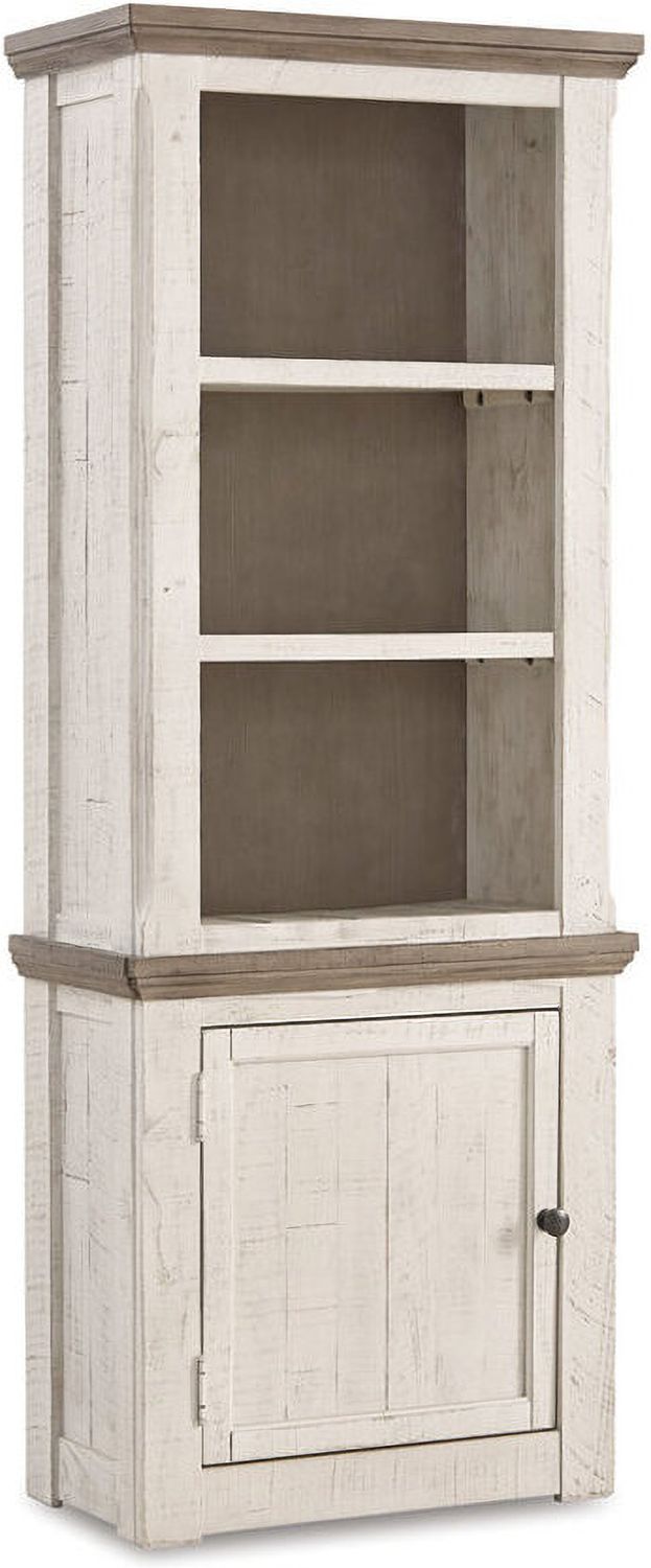 Havalance Two-tone Left Pier Cabinet W81433