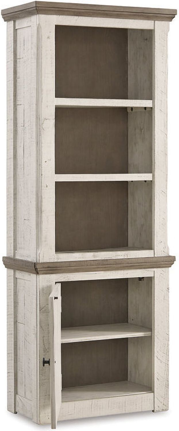 Havalance Two-tone Left Pier Cabinet W81433