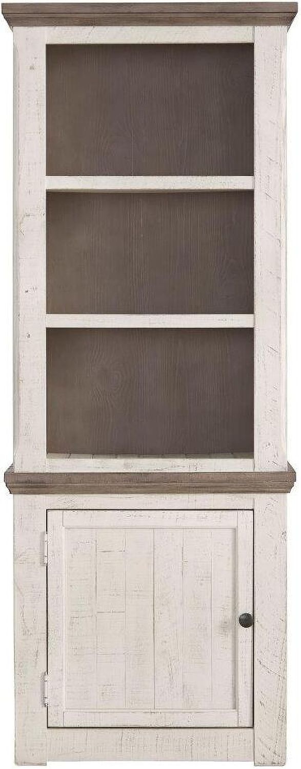 Havalance Weathered Gray And Vintage White 4 Piece Entertainment Center W814W1