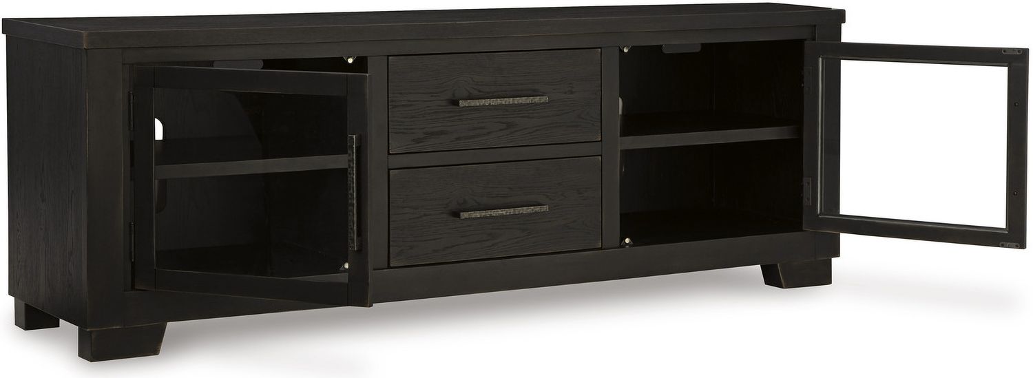 Galliden 80 Inch TV Stand In Black W841168
