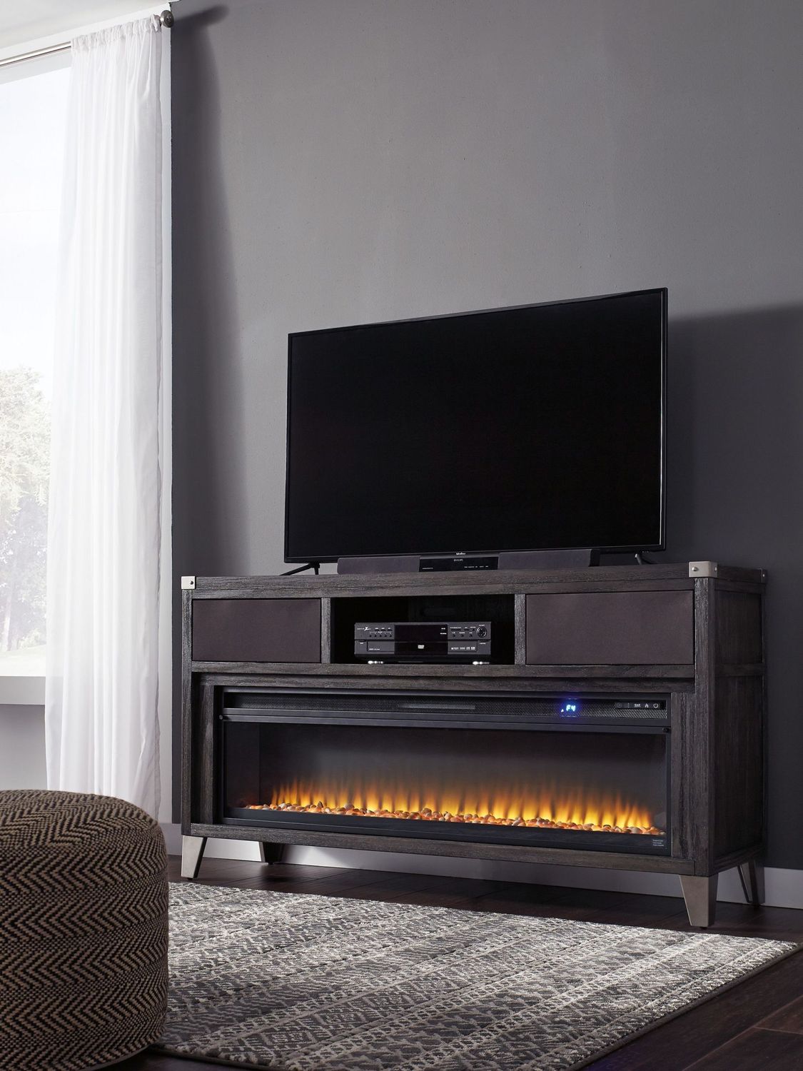Todoe Gray LG TV Stand W90168