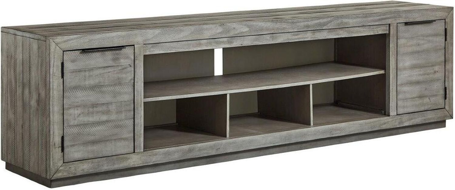 Naydell Gray 92 Inch TV Stand W99678