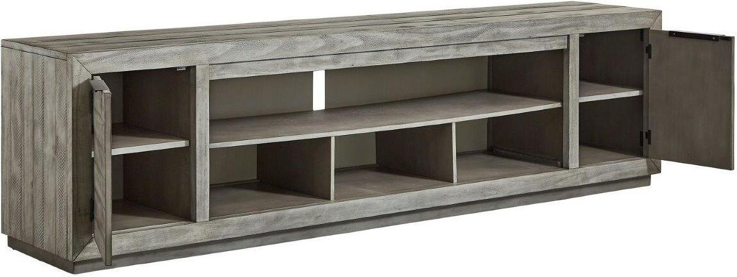 Naydell Gray 92 Inch TV Stand W99678