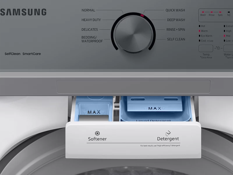 4.4 cu. ft. Top Load Washer with ActiveWave™ Agitator and Soft-Close Lid in White WA44A3205AWA4