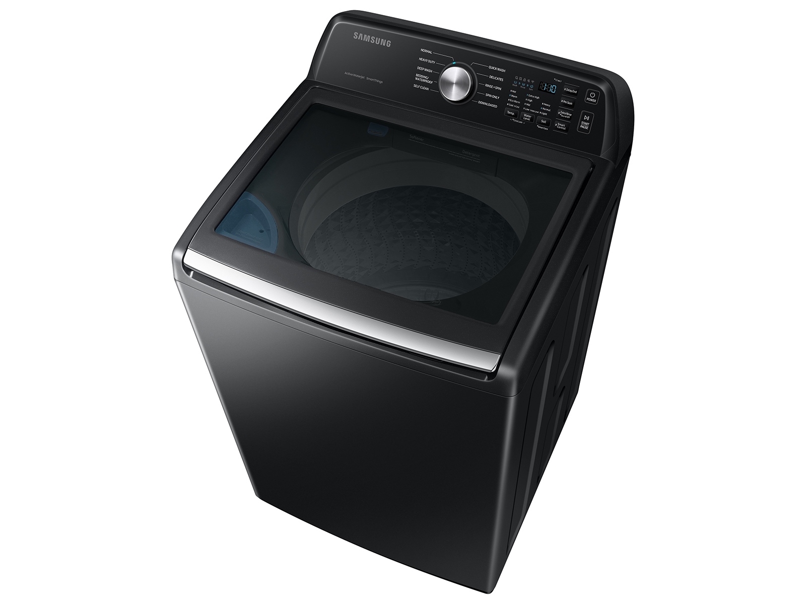 4.6 cu. ft. Large Capacity Smart Top Load Washer with ActiveWave™ Agitator and Active WaterJet in Brushed Black WA46CG3505AVA4