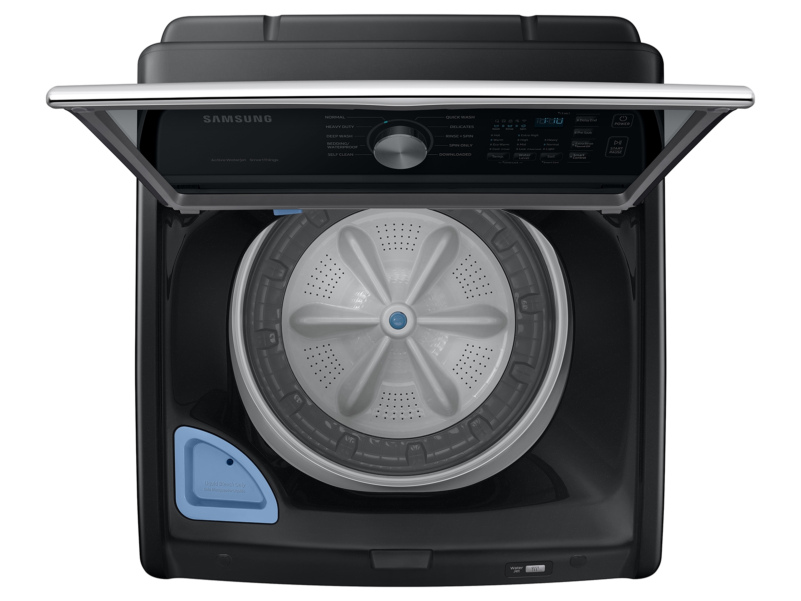 4.6 cu. ft. Large Capacity Smart Top Load Washer with ActiveWave™ Agitator and Active WaterJet in Brushed Black WA46CG3505AVA4