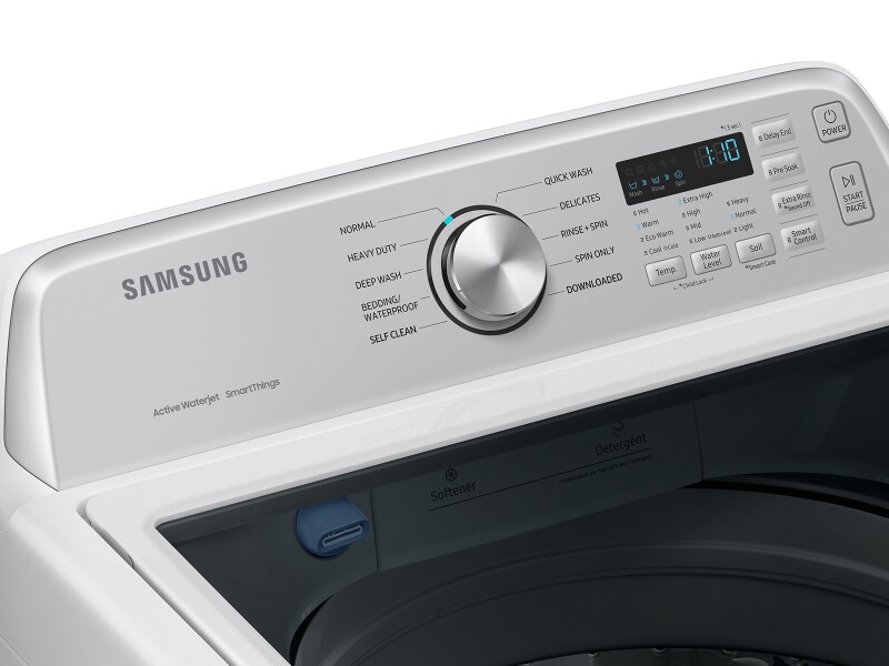 4.6 cu. ft. Large Capacity Smart Top Load Washer with ActiveWave™ Agitator and Active WaterJet in White WA46CG3505AWA4