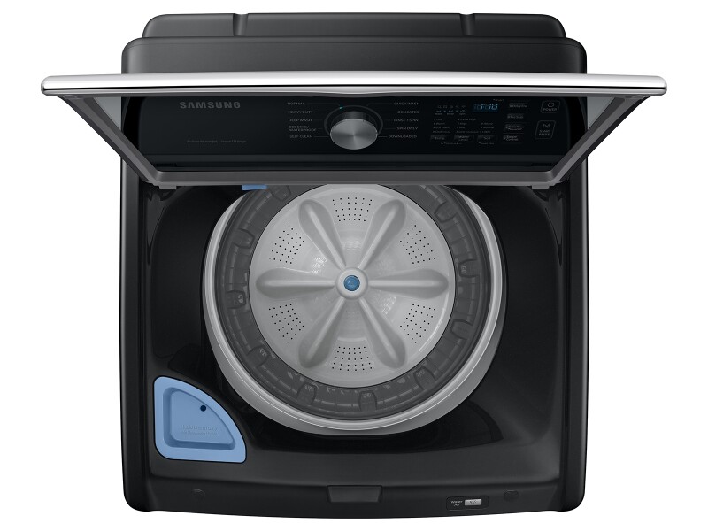 4.7 cu. ft. Large Capacity Smart Top Load Washer with Active WaterJet in Brushed Black WA47CG3500AVA4
