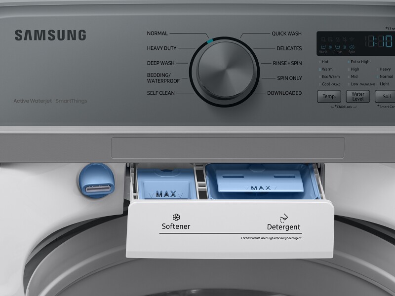 4.7 cu. ft. Large Capacity Smart Top Load Washer with Active WaterJet in White WA47CG3500AWA4