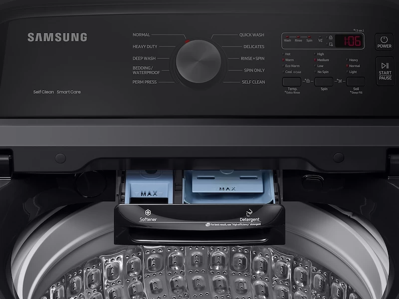 4.9 cu. ft. Large Capacity Top Load Washer with ActiveWave Agitator and Deep Fill WA49B5105AVUS