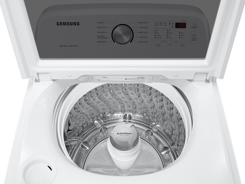 4.9 cu. ft. Large Capacity Top Load Washer with ActiveWave Agitator and Deep Fill WA49B5105AWUS