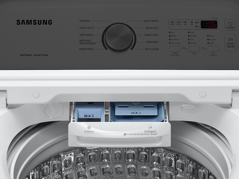 4.9 cu. ft. Large Capacity Top Load Washer with ActiveWave Agitator and Deep Fill WA49B5105AWUS