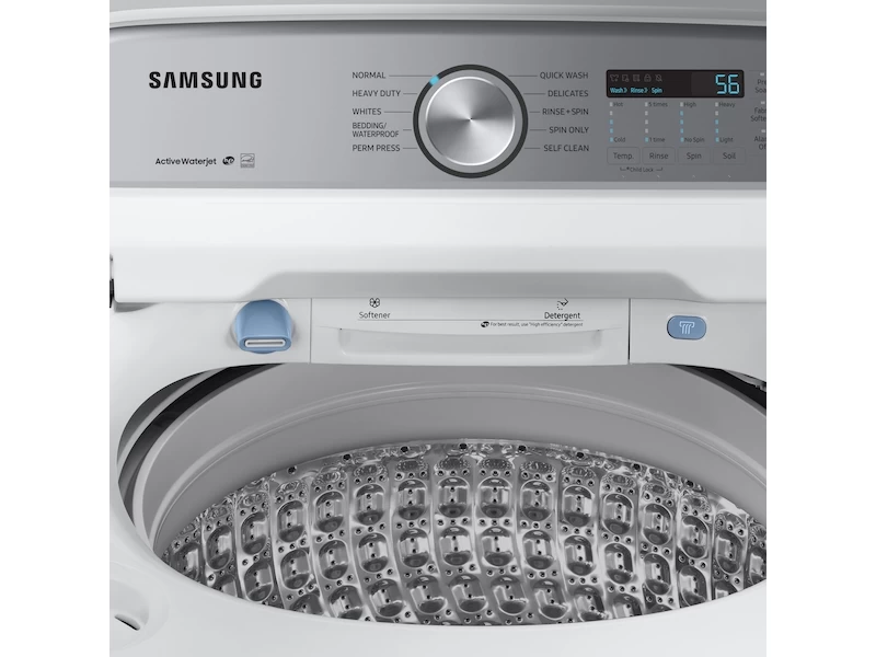 4.9 cu. ft. Capacity Top Load Washer with ActiveWave™ Agitator and Active WaterJet in White WA49B5205AWUS