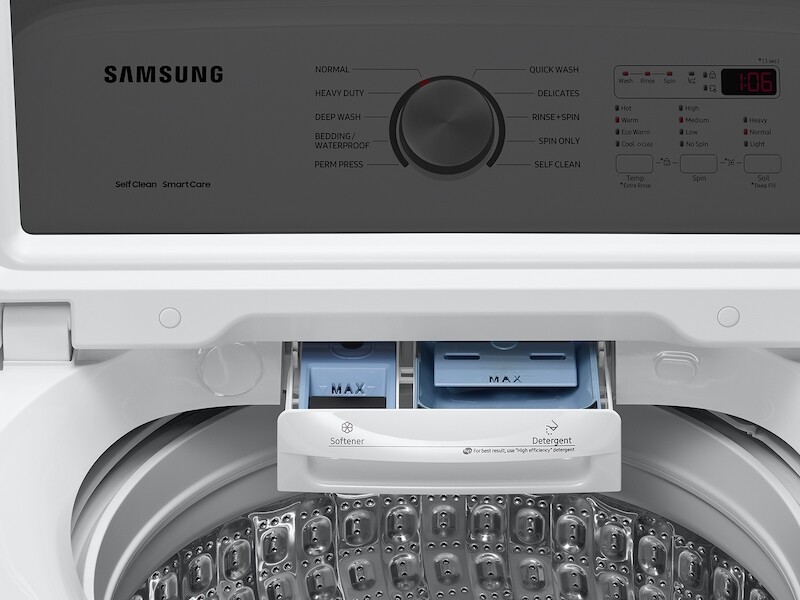 5.0 cu. ft. Large Capacity Top Load Washer with Deep Fill and EZ Access Tub WA50B5100AWUS