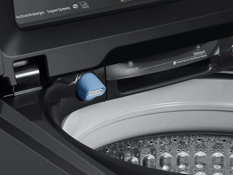 5.0 cu. ft. Top Load Washer with Super Speed in Black Stainless Steel WA50R5400AVUS