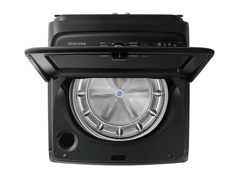 5.0 cu. ft. Top Load Washer with Super Speed in Black Stainless Steel WA50R5400AVUS
