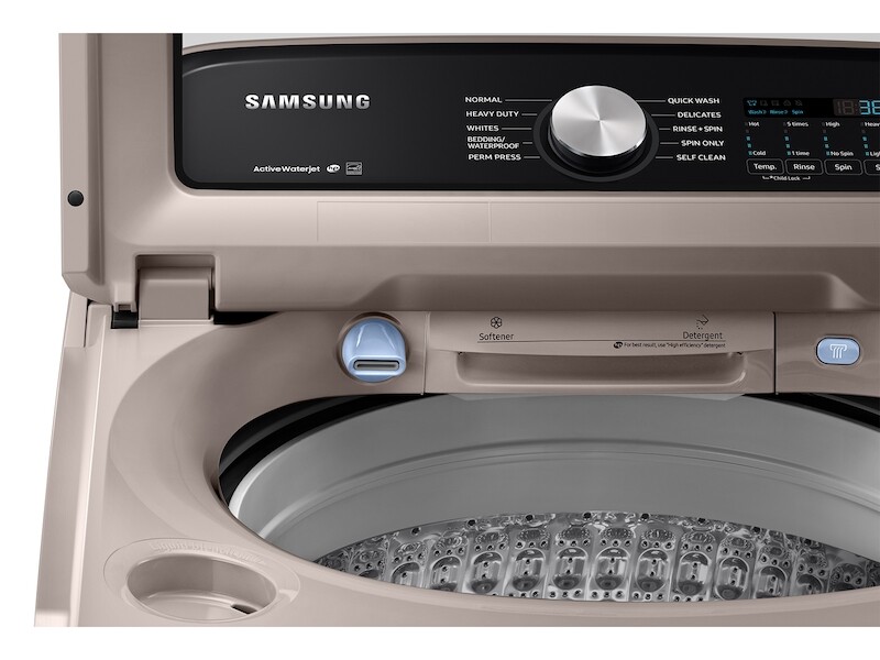 5.0 cu. ft. Top Load Washer with Active WaterJet in Champagne WA50T5300ACUS