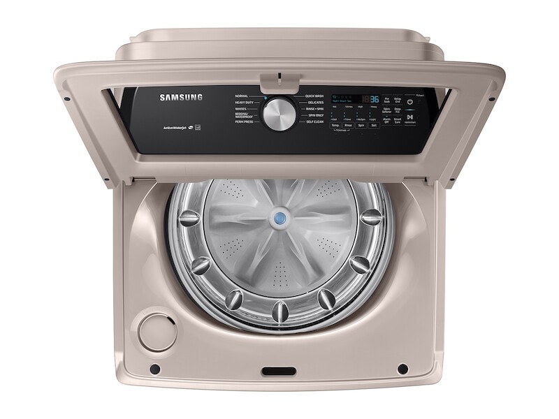 5.0 cu. ft. Top Load Washer with Active WaterJet in Champagne WA50T5300ACUS