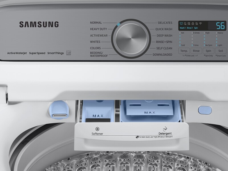 5.2 cu. ft. WA5500D Top load Washer With Large Capacity (5.2 cu. ft.) and Super Speed WA52DG5500AWUS
