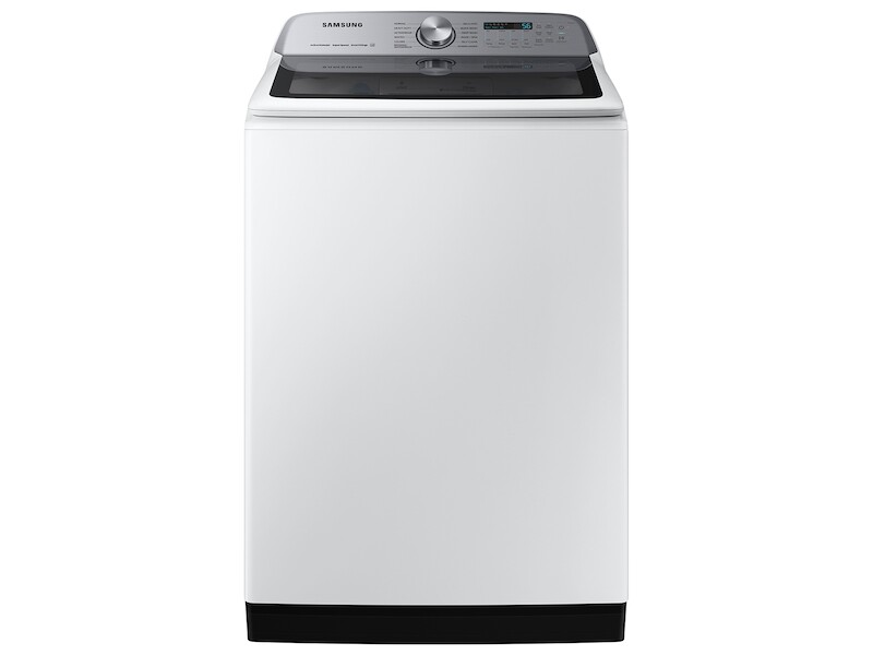 Samsung 5.2 cu. ft. Large Capacity Smart Top Load Washer with Super Speed Wash in White White WA52DG5500AWUS Picture 1