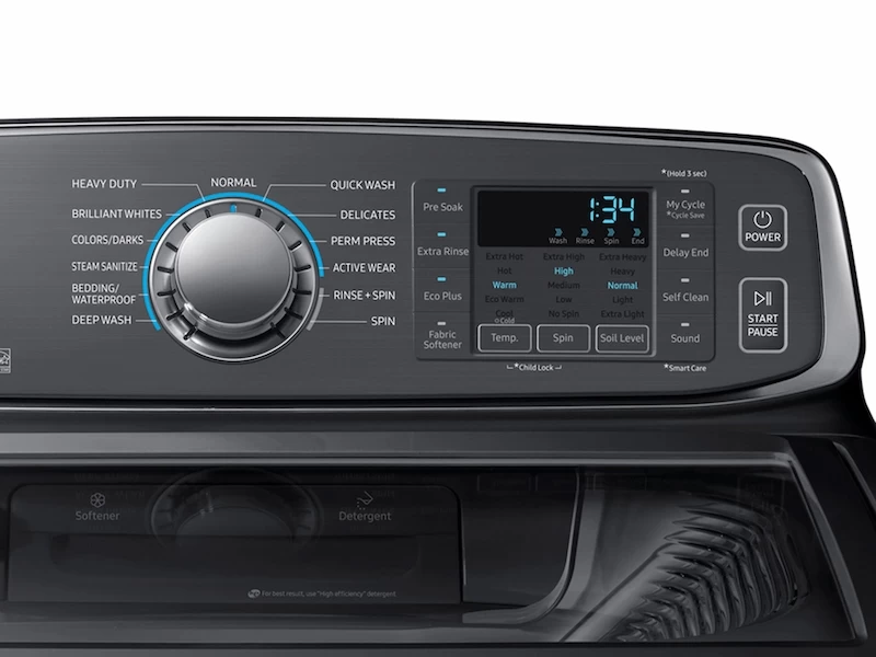 5.2 cu. ft. activewash™ Top Load Washer in Black Stainless Steel WA52M7750AVA4