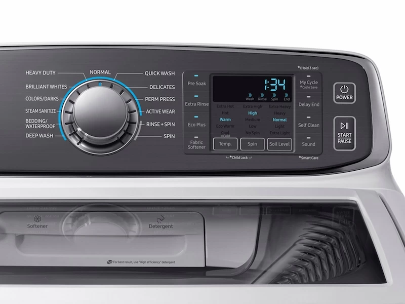 5.2 cu. ft. activewash™ Top Load Washer in White WA52M7750AWA4, product image 5 of 11
