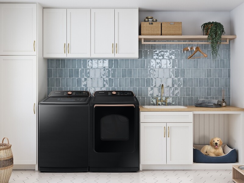 5.4 cu. ft. Extra-Large Capacity Smart Top Load Washer with Pet Care Solution and Auto Dispense System in Brushed Black view 4