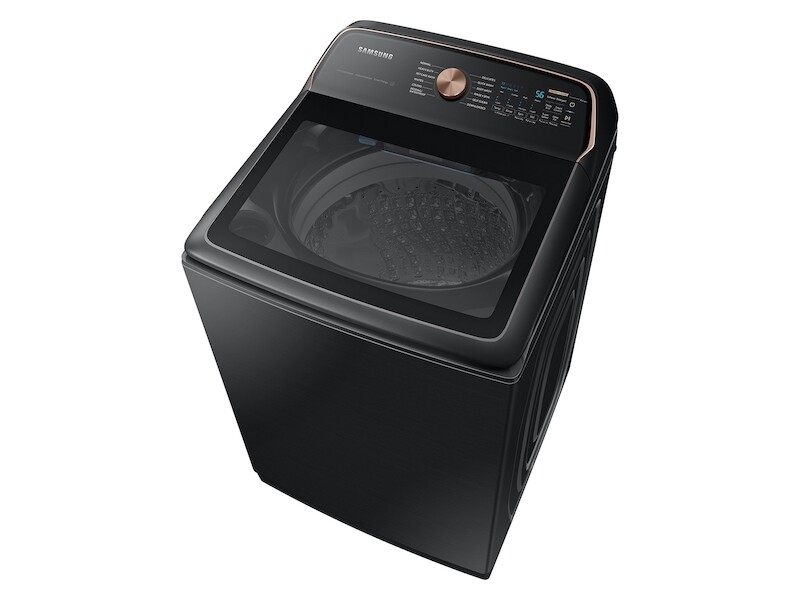 5.4 cu. ft. Extra-Large Capacity Smart Top Load Washer with Pet Care Solution and Auto Dispense System in Brushed Black view 5